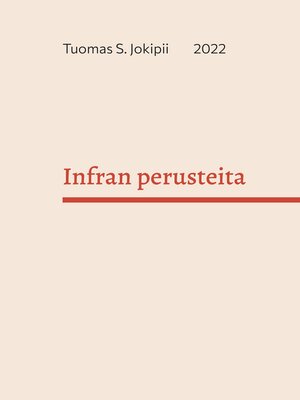 cover image of Infran perusteita